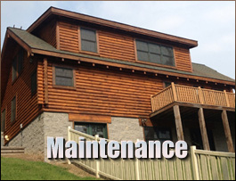  Rocky Ridge, Ohio Log Home Maintenance