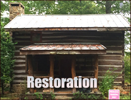 Historic Log Cabin Restoration  Rocky Ridge, Ohio